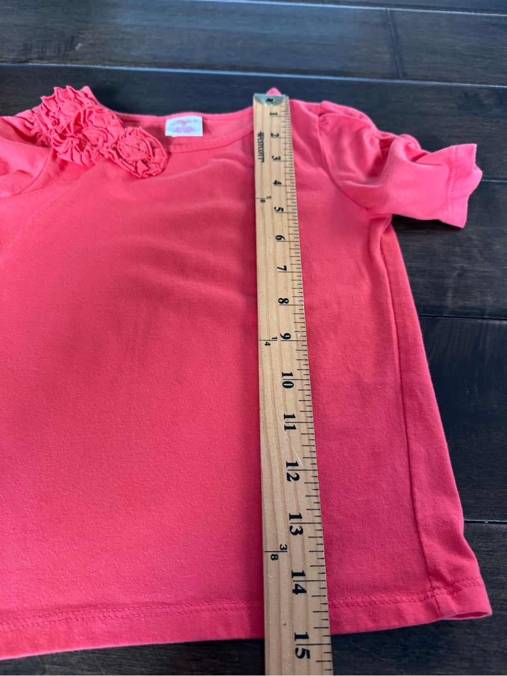 💜3/$15 Toddler Girls 4T Shirt Bundle Coral Ruffle Disney Elena Avalor - Picture 7 of 12